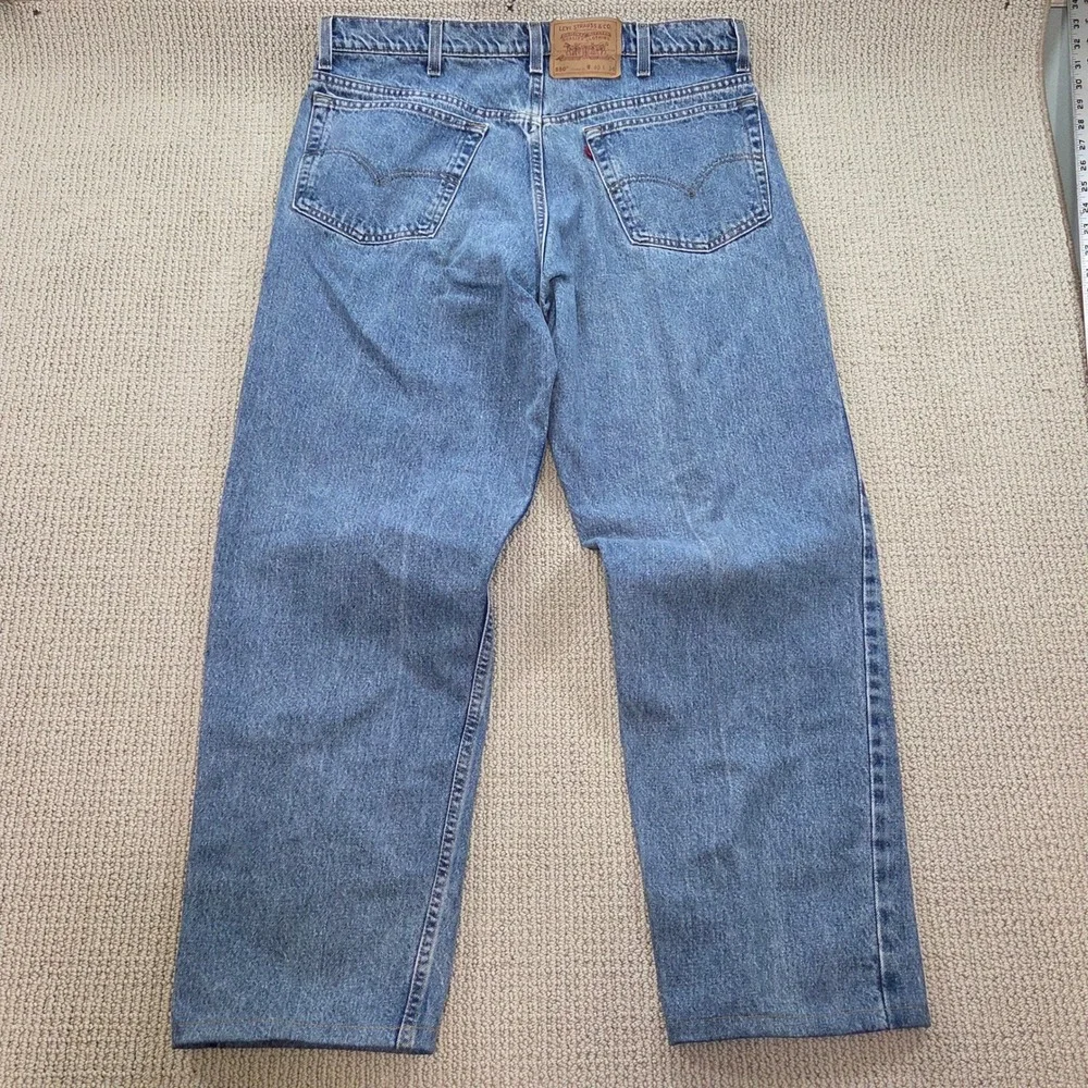 VTG 1996' Levi's 550 Relaxed Fit Jeans Mens 40x31 Denim‎ Pants USA Made *Altered